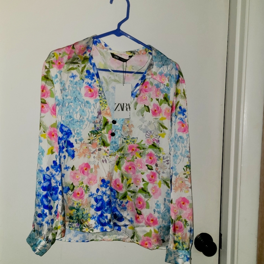 Zara Floral Women's Top - Multicolor